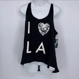 Diamond supply co I love ❤️ LA tank top S